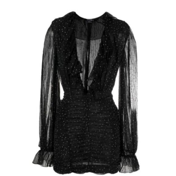 SABINE MUSAYEV Manuela‎ Mini Dress in Black Size XS - Picture 2 of 10